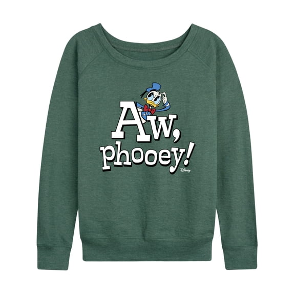 Disney - Donald Duck - Aw, Phooey! - Women's Lightweight French Terry Long Sleeve Shirt