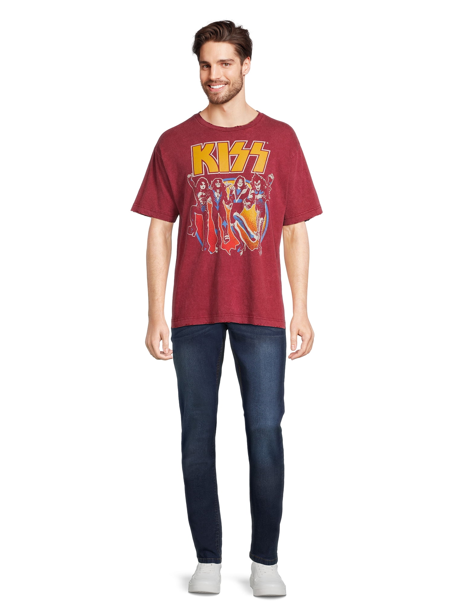 KISS Men's & Big Men's Greatest Hits Graphic Band Tee, Size XS-3XL