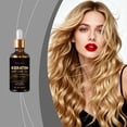 thumbnail image 3 of Keratin Hair Oil for Damaged Strands, Smoothing Frizz Control Serum, Nourishing Lightweight Treatment for Silky Shine, Dropper Bottle for Daily Styling, 3 of 7
