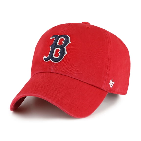 Boston Red Sox '47 Primary Team Logo Clean Up Adjustable Hat - Red