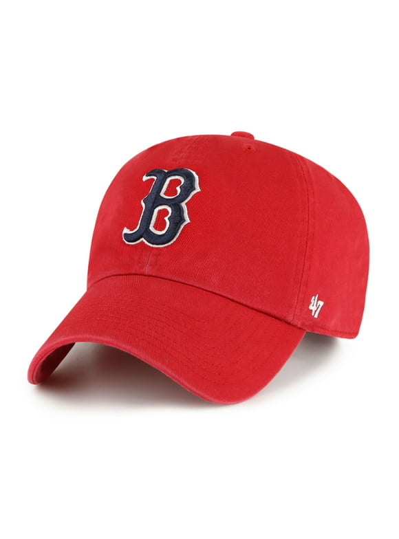 Boston Red Sox '47 Primary Team Logo Clean Up Adjustable Hat - Red - OSFA