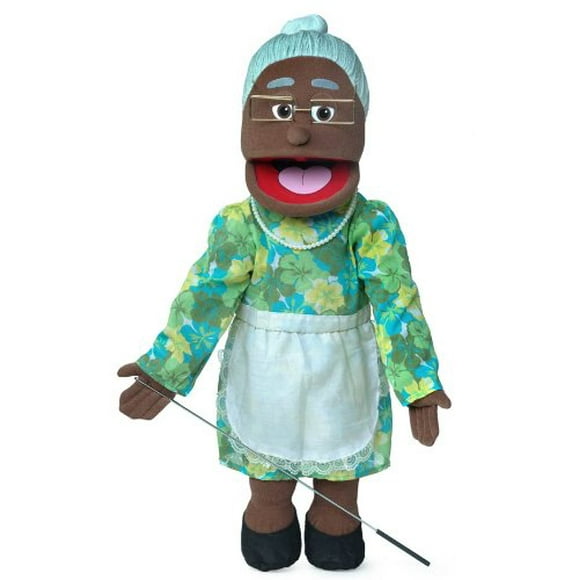 25" Granny, Black Grandmother, Full Body, Ventriloquist Style Puppet