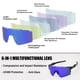 thumbnail image 2 of Gafas de sol deportivas YUNBLL&KO UV400 polarizadas para hombre y mujer, 2 of 6