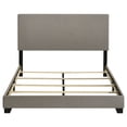 thumbnail image 4 of Dorian Fabric Upholstered Queen Panel Bed Taupe, 4 of 8