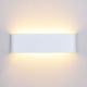 thumbnail image 1 of Aplique de pared LED interior moderno, aplique de pared 12W arriba abajo, iluminación de pared fabricada en aluminio IP44 para salón, dormitorio, escalera, pasillo, 1 of 5