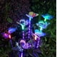 thumbnail image 2 of Luces solares decorativas para jardín de exterior (3 unidades), con mariposa, luces LED multicolor que cambian de color para jardín, patio y jardín., 2 of 5