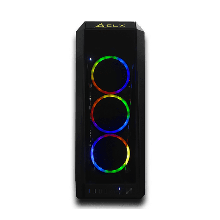 CLX SET Gaming Desktop -  Intel Core i9 10900X - 64GB Memory - NVIDIA GeForce RTX 3070 - 1TB NVMe SSD + 6TB HDD - Black