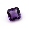 thumbnail image 3 of Natural Amethyst Asscher Cut, 23.3 Ct Amethyst Square Cut, 17.5 mm, Large Purple Amethyst Pendant, Excellent Quality, Square Amethyst Ring, 3 of 7