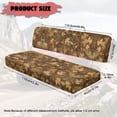 thumbnail image 7 of XYZCANDO Brown Camo Hunting UTV Seat Covers Compatible with Kawasaki Mule 3000 2 Sets Bench Seats Covers Accessories Breathable Replacement UTV Seat Accessories Washable, 7 of 7