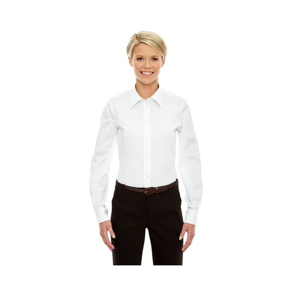 Devon & Jones Dg530W Ladies' Crown Woven Collection Solid Stretch Twill