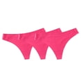 thumbnail image 1 of Culottes Sans Coutures pour Femmes Culottes pour Femmes Lot de 3 String en Soie Uni Décontracté Sans Coutures Confortable Ultra Mince Taille Basse Sans Coutures, 1 of 3