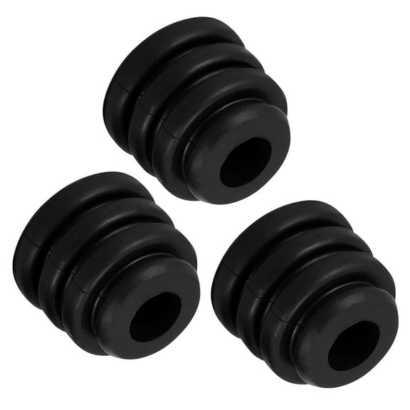 BRIGHTFUFU 3Pcs Air Conditioning Pad Rubber Anti Slip For Outdoor Units Black Color