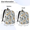 thumbnail image 2 of Balery Winter Forest Animals Mochila Clásica Impresa Básica para Viaje, Mochila Escolar Resistente al Agua, Mochila de Lona con Correas Ajustables-Small, 2 of 5