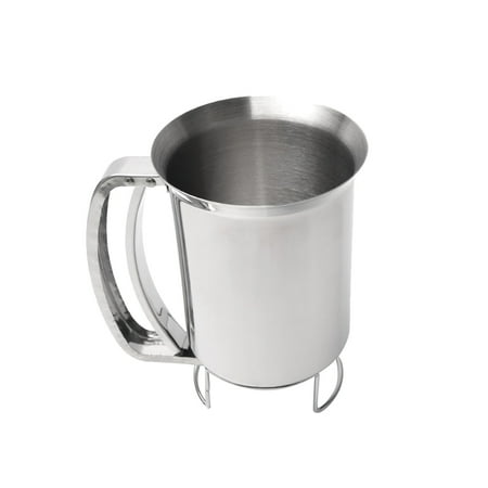 

Handheld Stainless Steel Batter Dispenser Professional Batter Funnel Home Kitchen Tool for Baking Cake Cupcakes Crepes Waffles