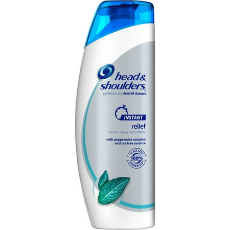 head & shoulders Relief Pelliculaire instantanée avec le complexe de menthe poivrée et d'arbre à thé Essence, 22,5 fl oz