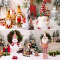 Alex 1Pc Gnome Faceless Plush Doll, Santa Elf Christmas Decoration for