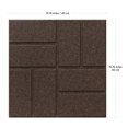 thumbnail image 1 of 16x16 Brick Rubber Paver Earth 4-pack, 1 of 1