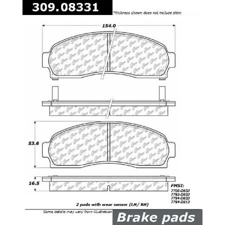 Go Parts Oe Replacement For 2001 2005 Ford Explorer Sport Trac Front Disc Brake Pad Set For Ford Explorer Sport Trac