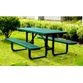 thumbnail image 2 of LifeYard 6' Rectangular Picnic Table, Expanded Metal,(72" Long) (Green), 2 of 6
