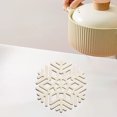 thumbnail image 4 of Bowls for Kitchen,Snowflake Dining Table Mats Heat Insulating Mats Geometric Snowflake Mats Bowl Mats Kitchen Hollow Out Saucer,Christmas Kitchen Mat,Space Saving Dining Table, 4 of 6