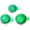 thumbnail image 4 of 10 piezas de cuencos de alimentación de alimentos para mascotas de plástico para interiores y exteriores, comedero para pájaros con Clip, Suministros de alimentación y agua para Pequeño Billuyoard PT000675-01, 4 of 6