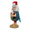 thumbnail image 4 of Kurt Adler 9-Inch Wooden Tropical Beach Santa Nutcracker, 4 of 7
