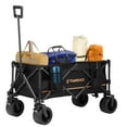thumbnail image 2 of Ruedas TOMSHOO Carro Plegable Plegable/Carro Portátil De Gran Capacidad Para Acampar/Carro Plegable Todo Terreno/Carro Utilitario Resistente Para Comestibles Jardinería En La, 2 of 6