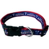 Pets First MLB Texas Rangers Dogs and Cats Collar - Heavy-Duty, Durable & Adjustable - Large