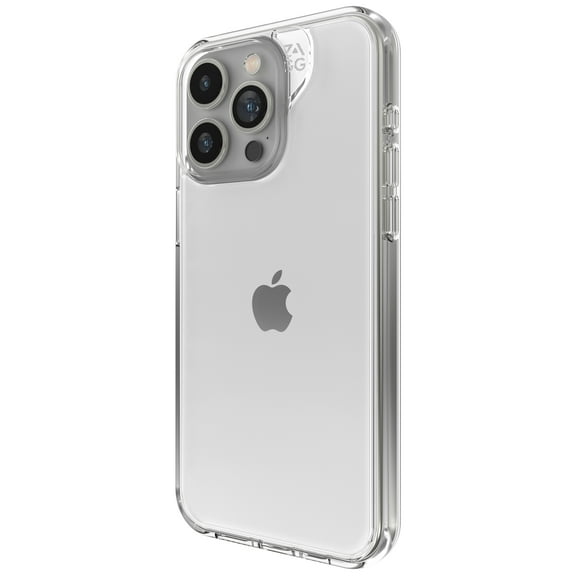 ZAGG Crystal Palace iPhone 15 Pro Max Clear Phone Case - Drop Protection (13ft/4m) Anti-Yellowing & Scratch-Resistant iPhone Case Wireless Charging Compatibility