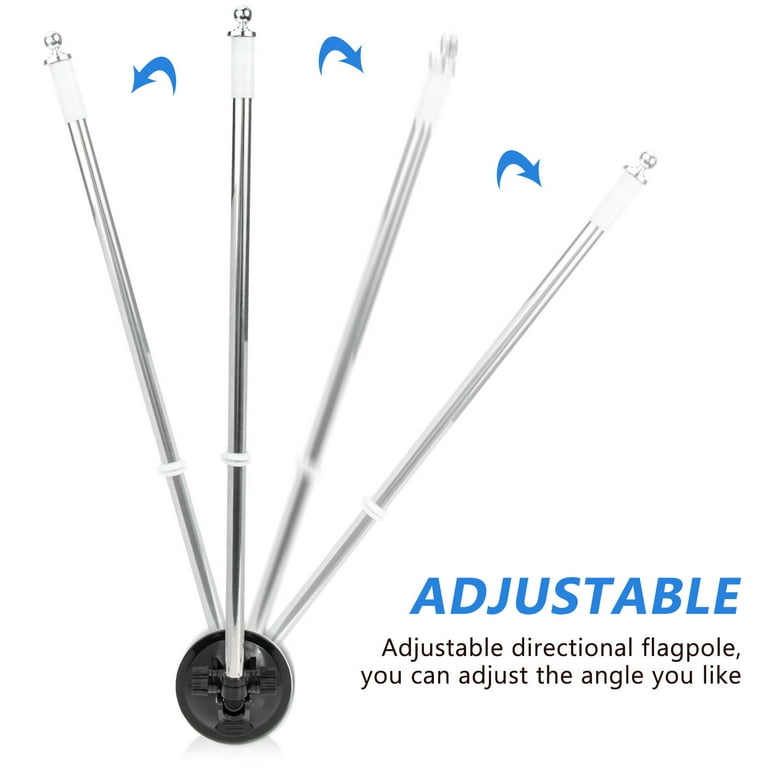 Universal Flag Pole Car Holder, Telescopic Vehicle Support Parade