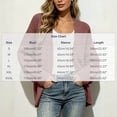 thumbnail image 7 of Women's Long Sleeve Knit Cardigan Dressy Casual Open Front Loose Sweaters Plus Size Fall Fashion Long Outerwear Size S-3XL, 7 of 7