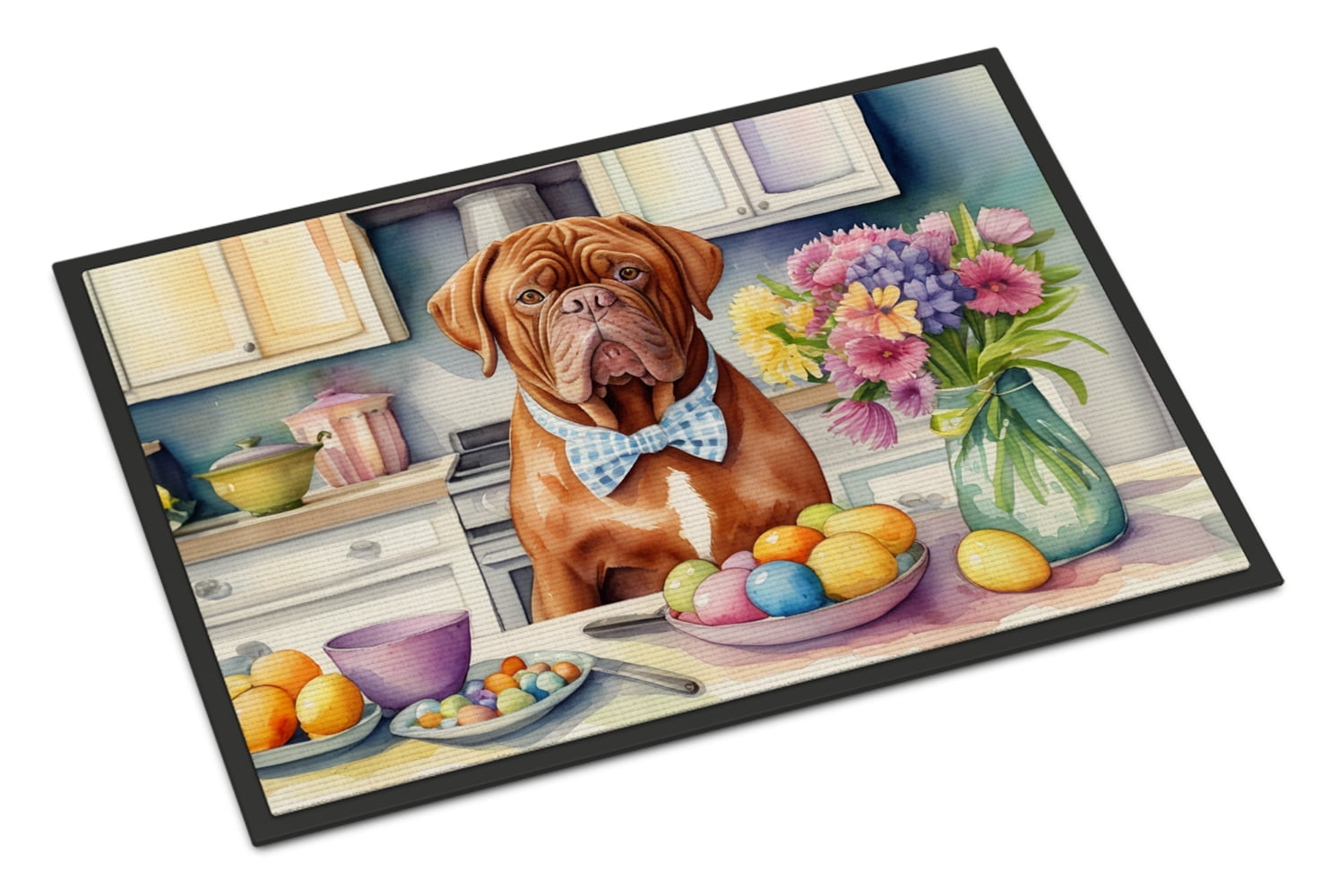 Carolines Treasures DAC6811JMAT 24 x 36 in. Decorating Easter Finnish Spitz Doormat