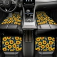 thumbnail image 7 of Fuzoiu Sunflowers Print Carpet Floor Mats for Car,Car Foot Mat Set,Universal Fit 4 Piece Mat Pad Set,Fits Most Cars Trucks Vans Sedans SUV Auto Carpet Mat Se, 7 of 7