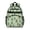Bigfoot and Feather, variant on Bigfoot and Campfire Black Pattern Backpack for School, Cute School Bag with Adjustable Shoulder Straps and Padded Back, 15.25"x11.5"x5.25"