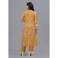 thumbnail image 6 of Amayra Women's Pure Cotton Printed Straight Kurta Set with Palazzo Pants & Dupatta- Ethnic Wear - Indian Ethnic Traditional Wear Kurta Set, 6 of 7