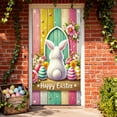 thumbnail image 4 of B Easter Door Curtain Party Decorations, Polyester Fabric Door Cover With Full Coverage And Easy Setup For Home Decor, Classroom, Office Display – 70.87X35.43In 0.26Lb, 4 of 7