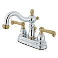 thumbnail image 1 of Kingston Brass KB1604FL Robinet de Toilette 4 Po avec Pop-Up, Chrome et Laiton Poli, 1 of 2