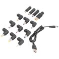 thumbnail image 5 of Cable de AlimentacióN USB una CC Carga Universal con 13 Adaptadores Conectores Enchufe Intercambiables, 5 of 5