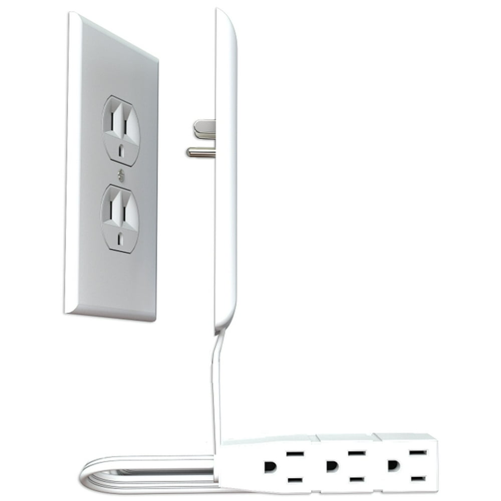 Sleek Socket 3MOVSZW UltraThin Electrical Oversized Outlet Cover