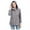 Gray, variant on qucoqpe Rain Jacket Women Lightweight Waterproof Waterproof Windbreaker Striped Climbing Outdoor Hooded Trench Coats