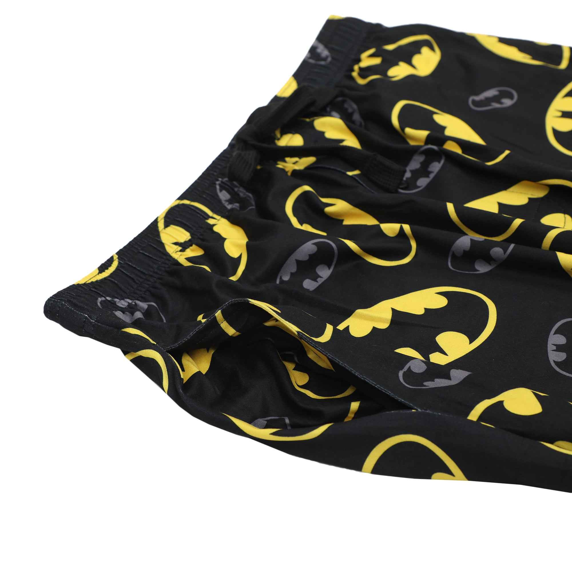 Bioworld Men's Batman Black Sleep Pants, XXL, Polyester Spandex