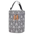 thumbnail image 4 of OUNONA 1Pcs Travel Baby Bottle Storage Bag Polyester Grey For Outdoor Use, 4 of 8