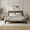 Walnut, variant on LHYY Premium Solid Wood Queen Size Platform Bed Frame with Horizontal Slat Headboard,Modern Natural Wood Bedroom Furniture,600 lbs Weight Capacity,No Box Spring Needed,Fits All Mattresses