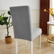 thumbnail image 4 of Funda para silla de restaurante de hotel elástica de una sola pieza engrosada de vellón a cuadros, funda para taburete antiincrustante, funda para silla, 4 of 6