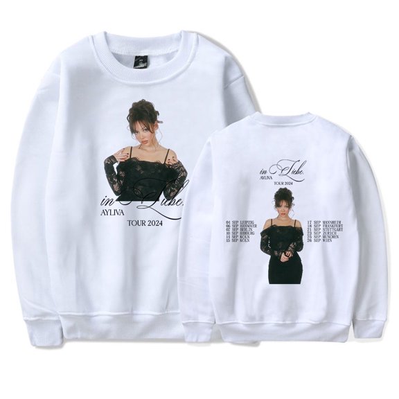 Ayliva In Liebe Tour 2024 Pullover Men Women's Long Sleeve Sweatshirt Harajuku Streetwear Casual Clothes