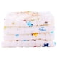 thumbnail image 4 of Baby Burp Cloths 4Pcs Soft Absorbent Square Feeding Towel Six Layer Suitable For Daily Use And Outings, 4 of 4