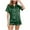 Army Green, variant on Chbgutlmr Stain Pajamas for Women Sets Summer Casual Lapel Short Sleeve Shirts Loose Shorts Casual Outfits