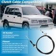 thumbnail image 2 of Cable de Embrague Unique Bargains No.2371057B10 para Suzuki Sidekick y Geo Tracker Manual, 2 of 7