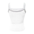 thumbnail image 5 of Bibifish Womens Tank Tops Lace Spaghetti Straps Summer Sleeveless Camisole Ribbed Slim Fit Everyday Layering Tops, 5 of 5