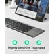 thumbnail image 3 of Teclado Bluetooth plegable Samsers con panel táctil gris, 3 of 9